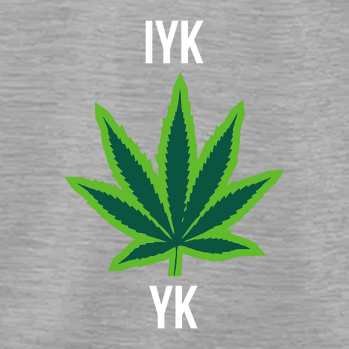 IYKYK Embroidered Polo -- Grey