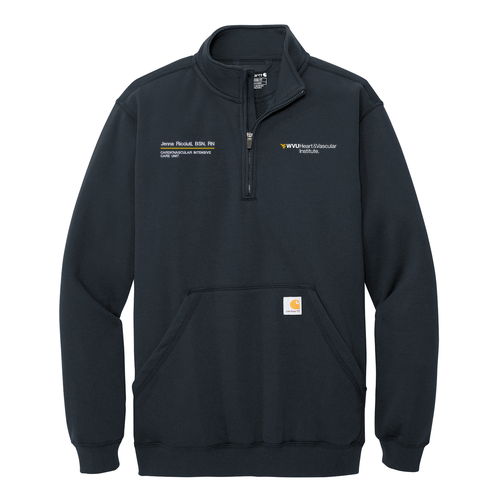 Carhartt Midweight 1/4-Zip Mock Neck Sweatshirt -- New Navy