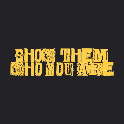 Allmade Unisex Tri-Blend Tee (Show Them) -- Deep Black