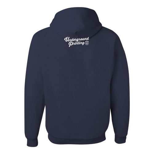 Jerzees 8 oz 50/50 Nublend Adult Hooded Sweatshirt -- Navy