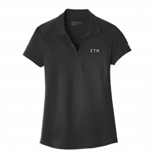 Ladies Nike Golf Dri-Fit Legacy Polo -- Black, CTH, 17 Points