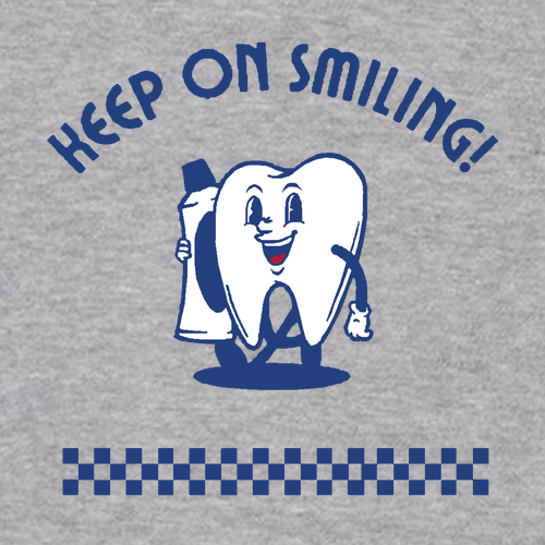 Keep On Smiling 1/4 zip -- Oxford