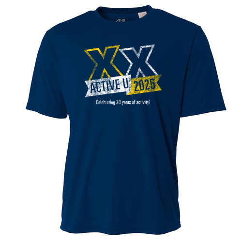 Unisex Performance short sleeve tee -- Navy