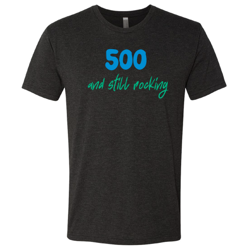 Rock Retirement Club 500 T-Shirt- Vintage Black