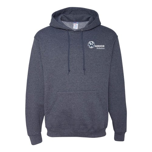 Embroidered Jerzees Nublend Hoodie -- Vintage Heather Navy