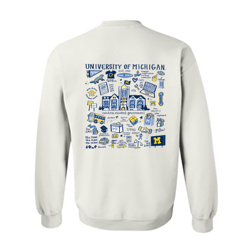 Heavy Blend Crew Neck Sweatshirt -- White