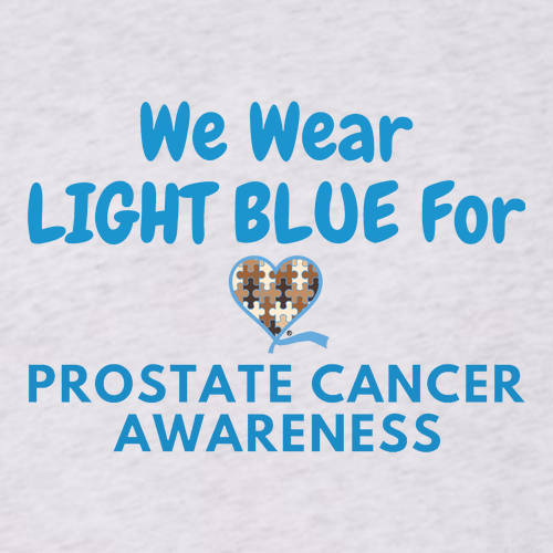 3/4 sleeve Prostate Cancer Awareness