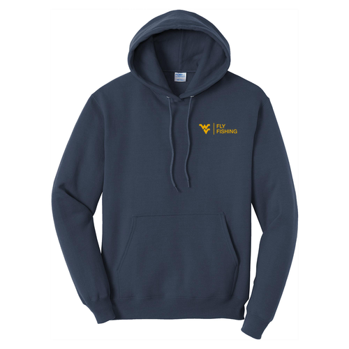 Port and Company Core Fleece Pullover Hooded Sweatshirt -- Navy