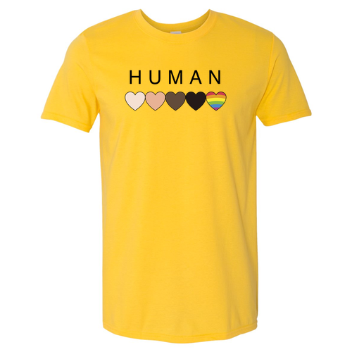 Mens/Unisex Gildan SoftStyle Fitted T-Shirt -- Daisy, BCSC Logo