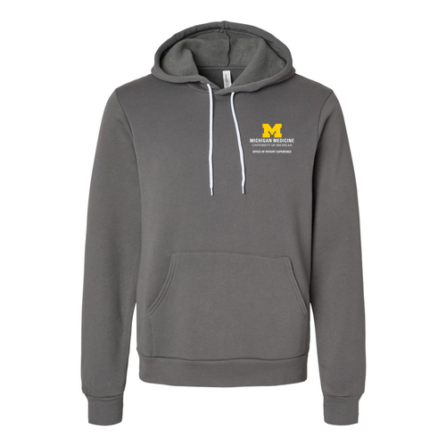 Mens/Unisex Bella Canvas Soft Sponge Fleece Hoodie -- Asphalt