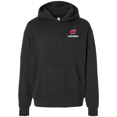 UW Club Hockey LC Hooded Sweatshirt -- Black