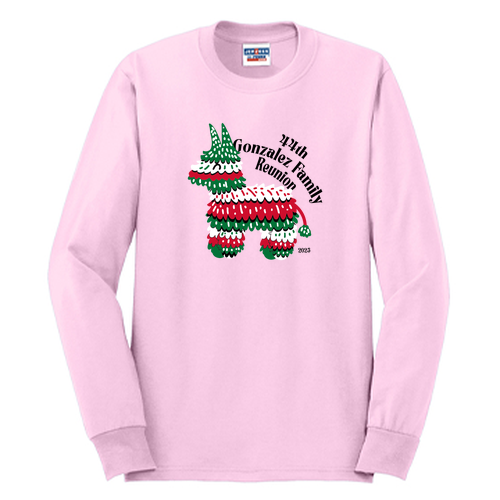 Jerzees Dri-Power Active Adult Longsleeve Tee -- Classic Pink