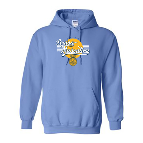 Gildan Heavy Blend Hooded Sweatshirt -- Carolina Blue