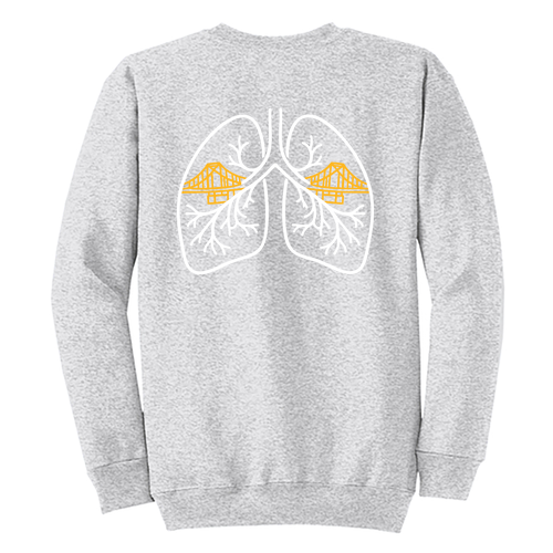 Port and Company Crewneck Sweatshirt -- Ash