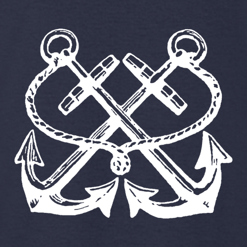 Hanes 7.8 Oz., 50/50 Comfort Blend Fleece Pullover Hood Adult -- Navy