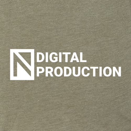 Digital Production BELLA + CANVAS Sponge Fleece Hoodie -- Heather Olive