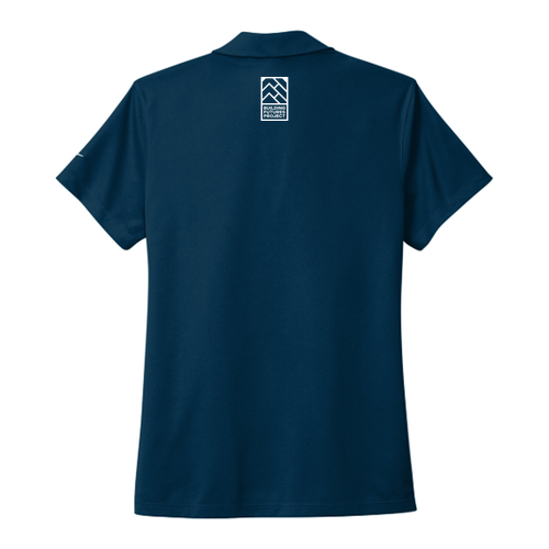 Nike Ladies Dri-Fit Micro Pique 2.0 Polo -- Navy