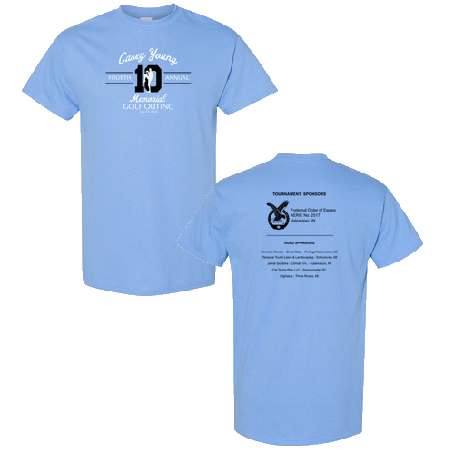 Adult Gildan Heavy Cotton Basic T-Shirt -- Carolina Blue