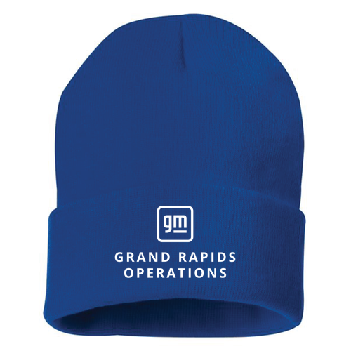 Sportsman Solid 12" Cuffed Beanie -- Royal