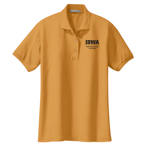 Port Authority Ladies Silk Touch Sport Shirt. -- Gold