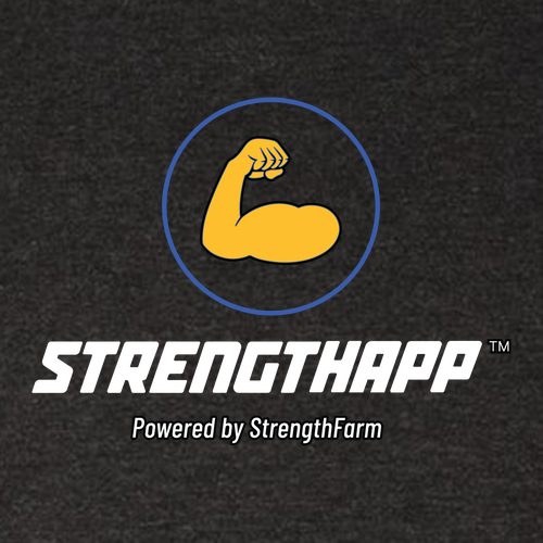 Run Stronger -Mens TriBlend Tee -- Vintage Black