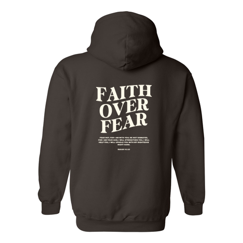 Gildan Heavy Blend Hooded Sweatshirt -- Dark Chocolate