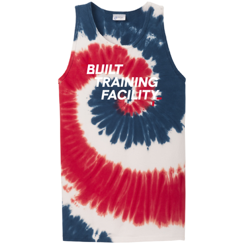 Port & Company Tie-Dye Tank Top -- USA Rainbow