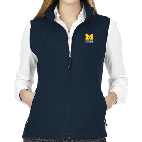 Ladies Charles River Pack-N-Go Vest -- Navy