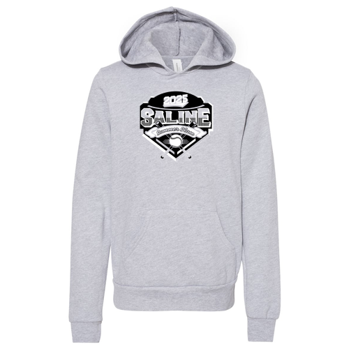 Bella Canvas Youth Sponge Fleece Hooded Sweatshirt -- Athletic Heather