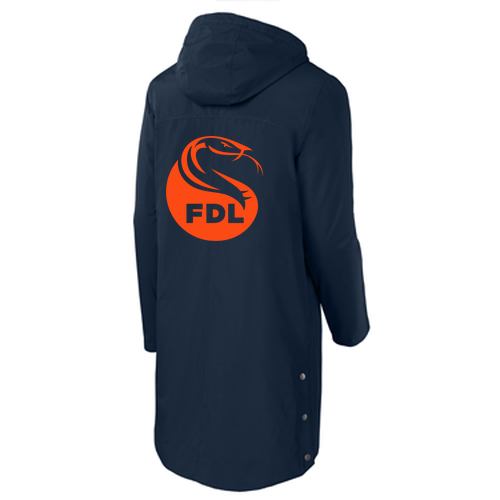 Sport Tek Waterproof Insulated Sideline Parka -- True Navy