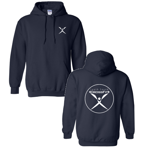 Gildan Heavy Blend Hooded Sweatshirt -- Navy
