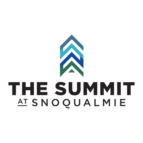 The Summit at Snoqualmie Logo 1 Full color -- Pullover Hooded Sweatshirt White