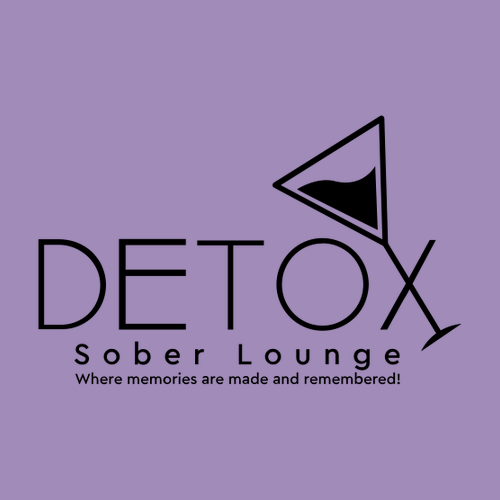 Detox Sober Lounge Long Sleeve Tee -- Lavender