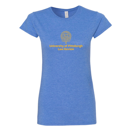 Gildan Ladies Fashion Fit T-Shirt -- Heather Royal