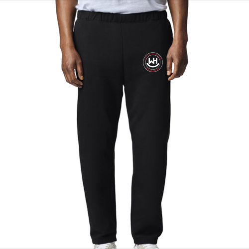 Gildan Midweight Fleece Adult Pocket Sweatpants -- Black