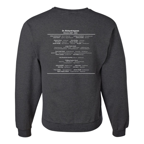 Jerzees 8 Oz., 50/50 Nublend Fleece Crewneck Sweatshirt -- Black Heather
