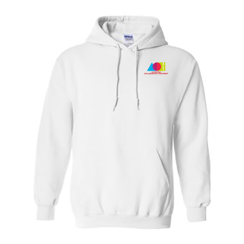 Gildan Heavy Blend Hooded Sweatshirt -- White