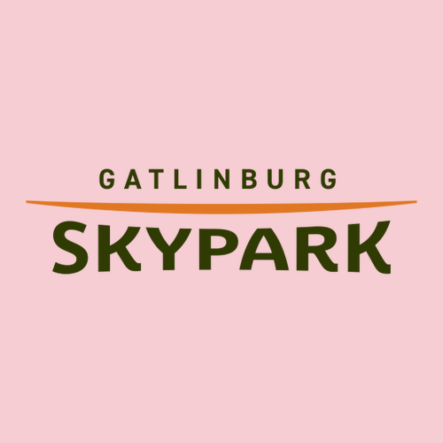 Gatlinburg Skypark Logo 1 Green & Orange Ink -- Short Sleeve Light Pink