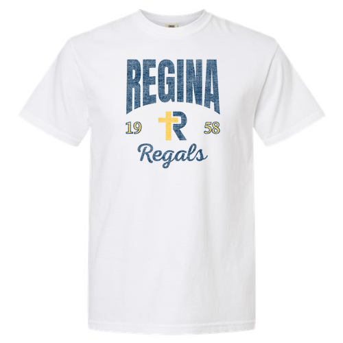 Regina Giving Noise Comfort Colors Unisex Garment-Dyed Heavyweight T-Shirt -- White
