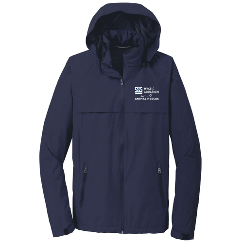 Mystic Aquarium -- True Navy Waterproof Jacket