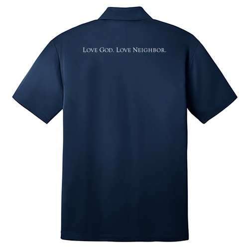 Port Authority Silk Touch Performance Polo -- Navy