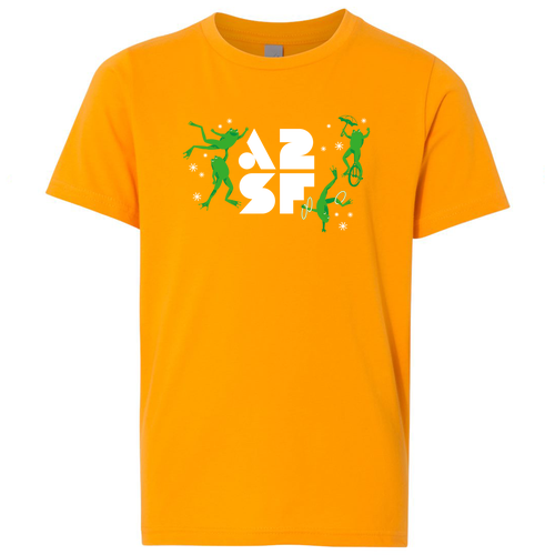 Youth Next Level Soft Fitted Short Sleeve Tee -- Gold