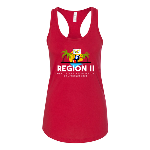 Next Level Ladies Ideal Racerback Tank -- Red