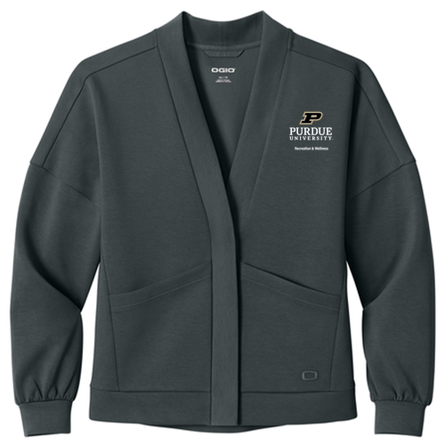 OGIO Women’s Transcend Cardigan -- Tarmac Grey