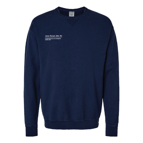 ComfortWash Unisex Crew Sweatshirt -- Navy