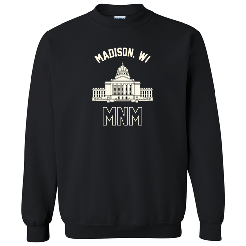 Gildan Heavy Blend Crew Neck Sweatshirt -- Black