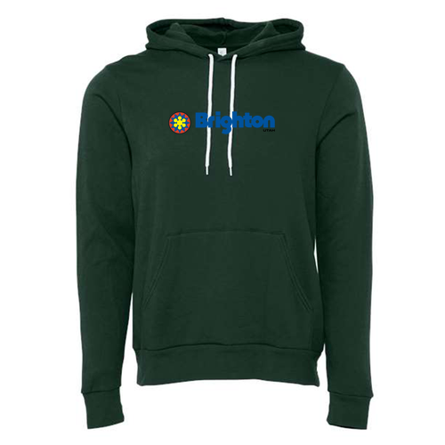 Brighton Logo 1 Full color -- Pullover Hooded Sweatshirt Forest