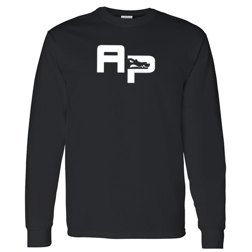 Gildan Heavy Cotton Longsleeve Basic T-Shirt -- Black