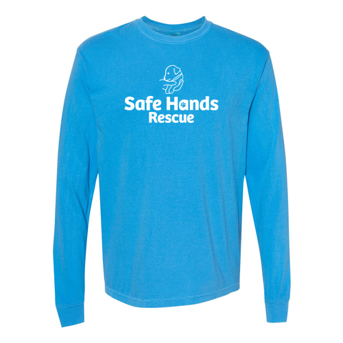 Comfort Colors Ringspun Long Sleeve Tee -- Royal Caribe