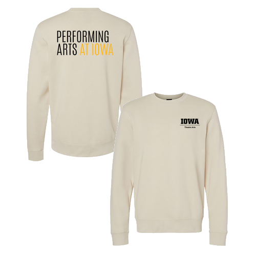 Iowa Theatre Arts J. America BTB Fleece Crew -- Oyster